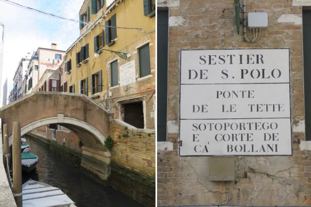 Venezia, Ponte de le Tette